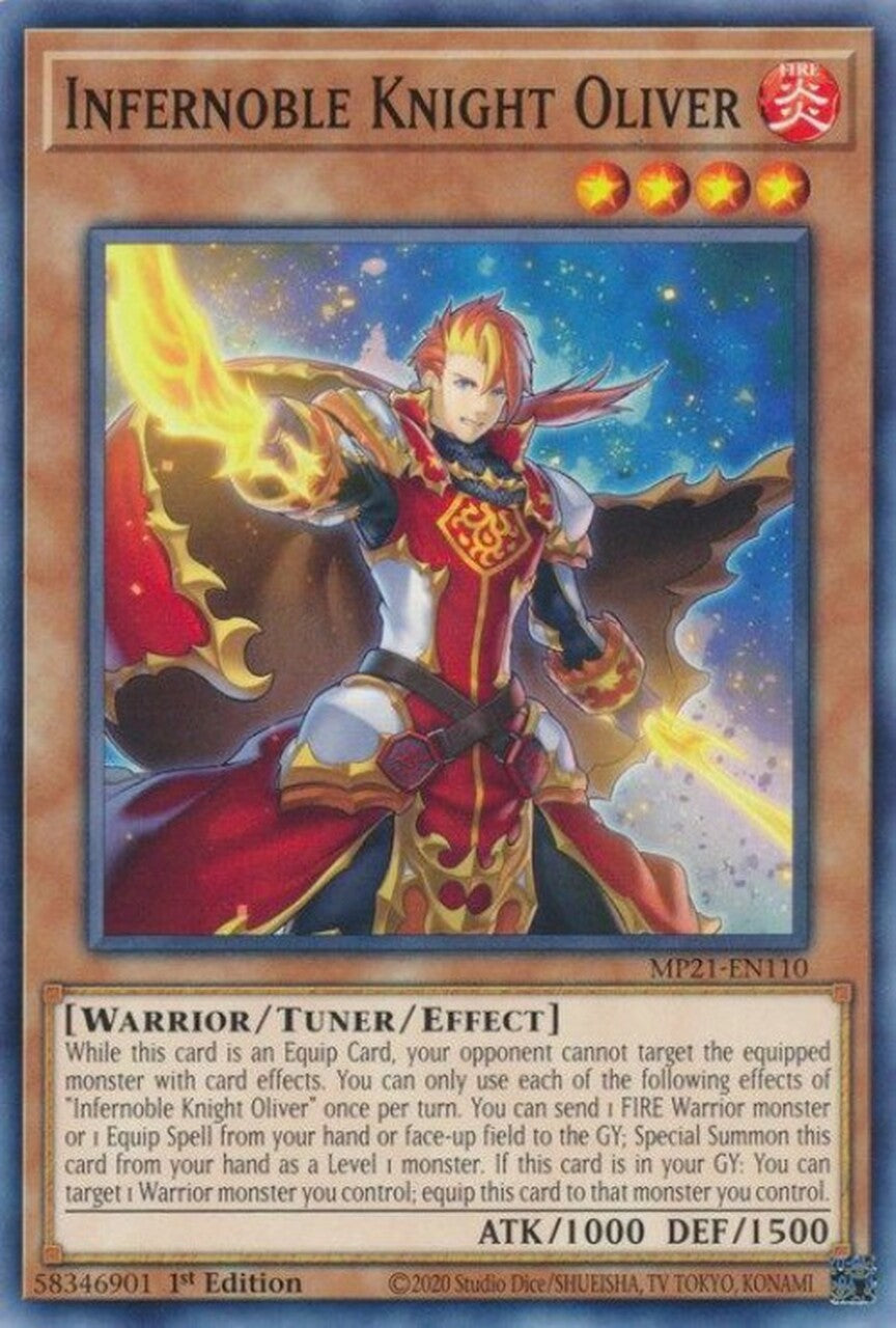 Infernoble Knight Oliver [MP21-EN110] Common | Jomio and Rueliete's Cards and Comics