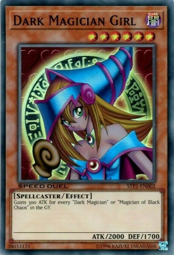 Dark Magician Girl [STP1-EN002] Super Rare | Jomio and Rueliete's Cards and Comics