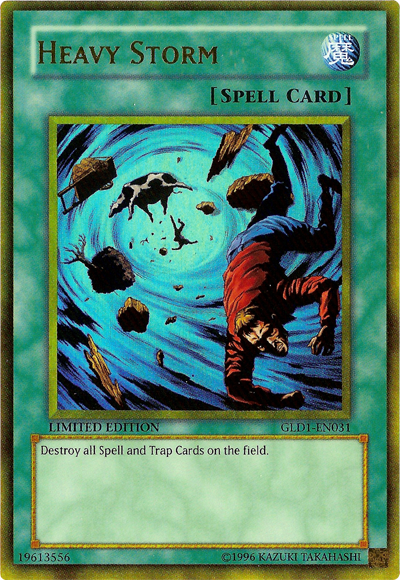 Heavy Storm [GLD1-EN031] Gold Rare | Jomio and Rueliete's Cards and Comics