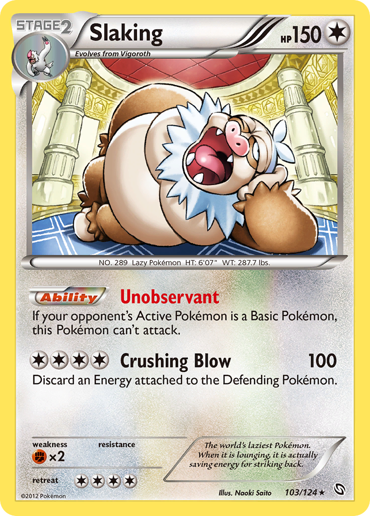 Slaking (103/124) [Black & White: Dragons Exalted] | Jomio and Rueliete's Cards and Comics