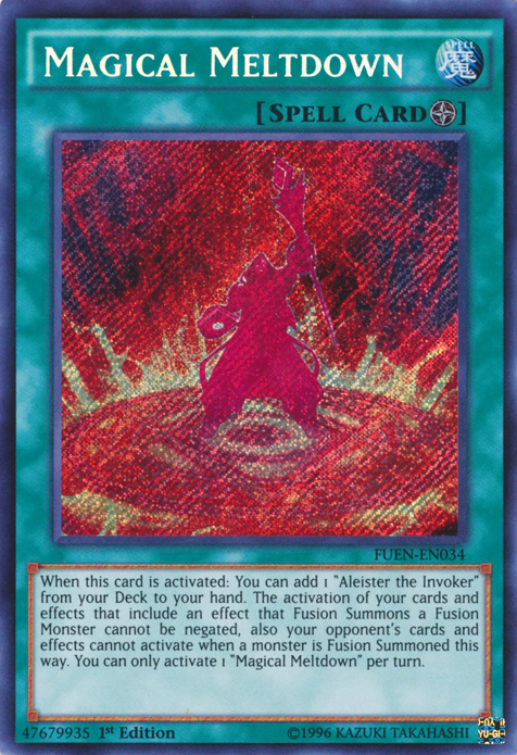 Magical Meltdown [FUEN-EN034] Secret Rare | Jomio and Rueliete's Cards and Comics