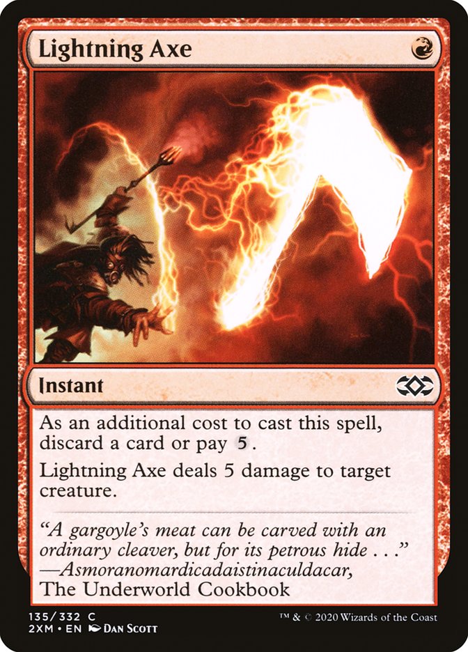 Lightning Axe [Double Masters] | Jomio and Rueliete's Cards and Comics