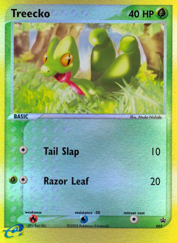 Treecko (003) [Nintendo: Black Star Promos] | Jomio and Rueliete's Cards and Comics