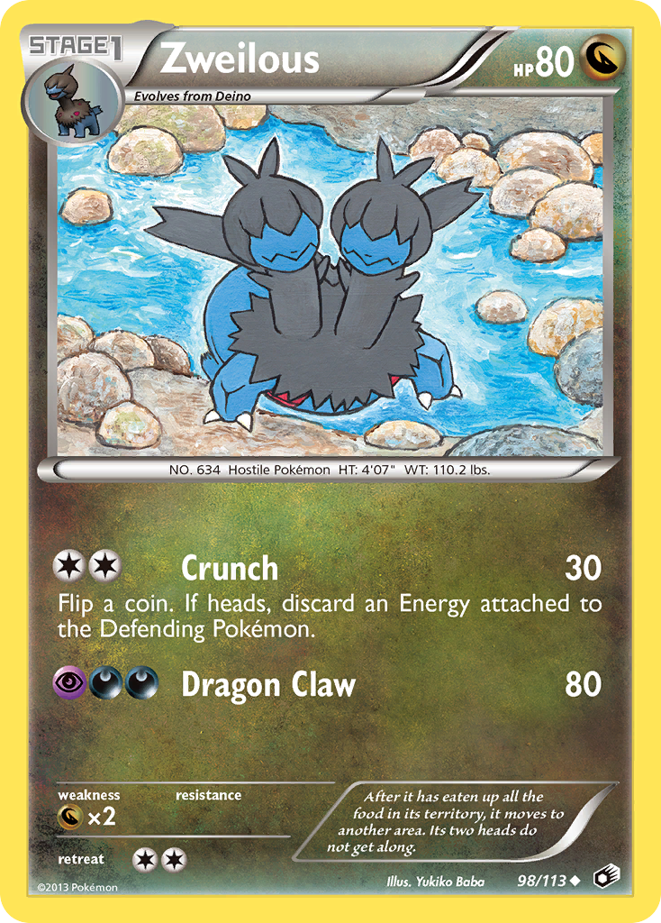 Zweilous (98/113) [Black & White: Legendary Treasures] | Jomio and Rueliete's Cards and Comics