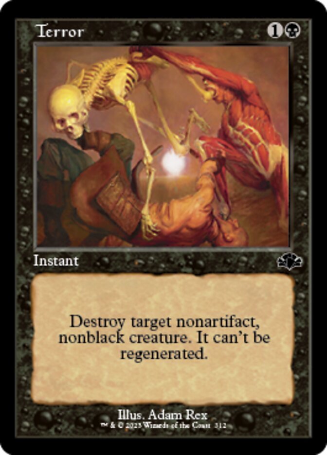 Terror (Retro) [Dominaria Remastered] | Jomio and Rueliete's Cards and Comics