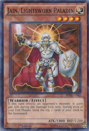 Jain, Lightsworn Paladin (Shatterfoil) [BP03-EN042] Rare | Jomio and Rueliete's Cards and Comics