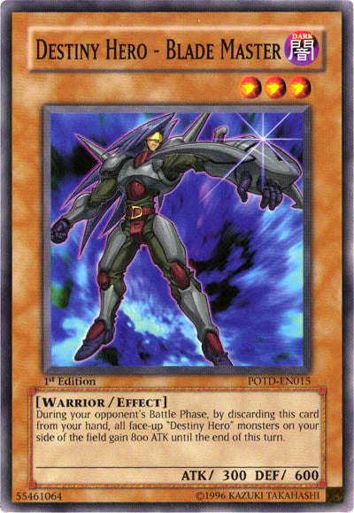 Destiny Hero - Blade Master [POTD-EN015] Common | Jomio and Rueliete's Cards and Comics