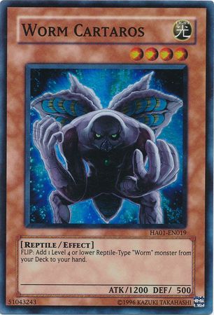Worm Cartaros [HA01-EN019] Super Rare | Jomio and Rueliete's Cards and Comics