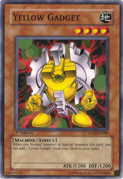 Yellow Gadget [SD10-EN008] Common | Jomio and Rueliete's Cards and Comics