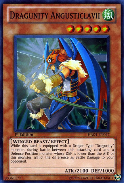 Dragunity Angusticlavii [HA04-EN047] Super Rare | Jomio and Rueliete's Cards and Comics