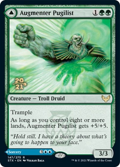 Augmenter Pugilist // Echoing Equation [Strixhaven: School of Mages Prerelease Promos] | Jomio and Rueliete's Cards and Comics