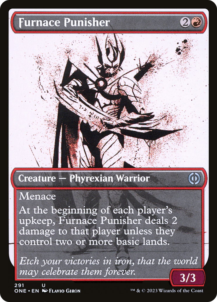 Furnace Punisher (Showcase Ichor) [Phyrexia: All Will Be One] | Jomio and Rueliete's Cards and Comics