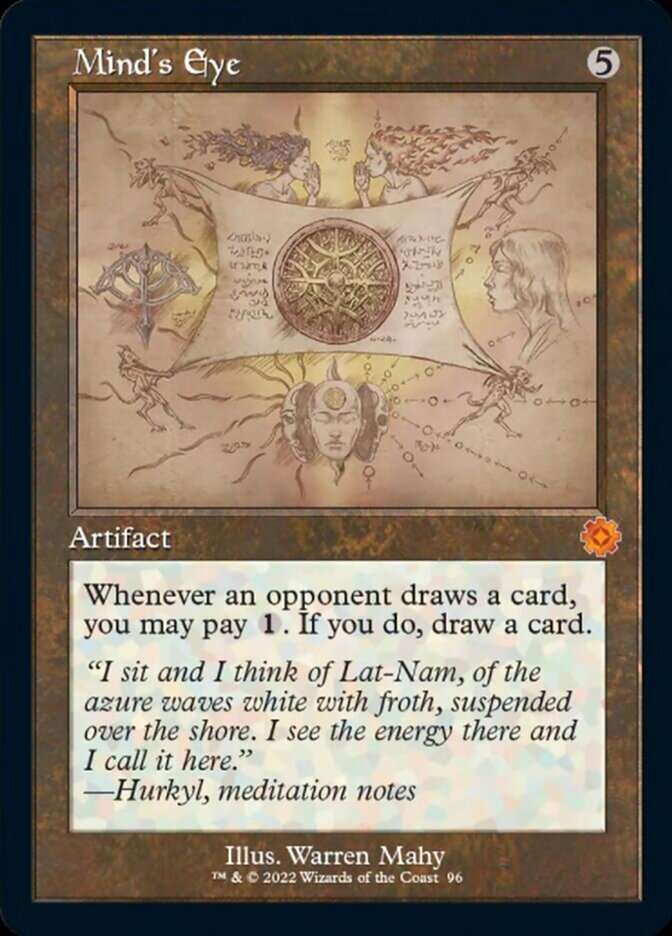 Mind's Eye (Retro Schematic) [The Brothers' War Retro Artifacts] | Jomio and Rueliete's Cards and Comics