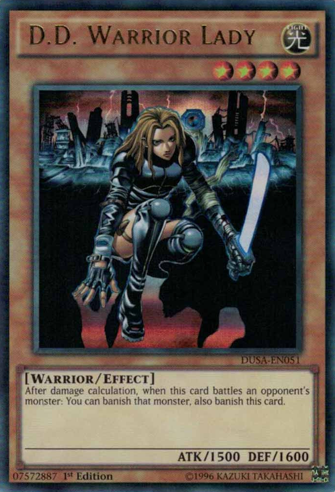 D.D. Warrior Lady [DUSA-EN051] Ultra Rare | Jomio and Rueliete's Cards and Comics
