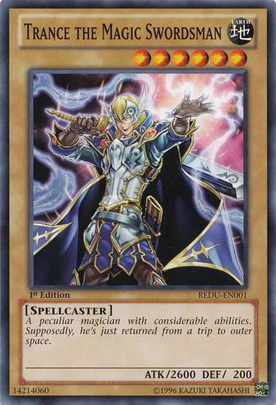 Trance the Magic Swordsman [REDU-EN001] Common | Jomio and Rueliete's Cards and Comics