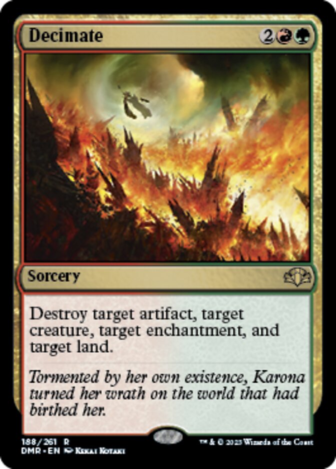 Decimate [Dominaria Remastered] | Jomio and Rueliete's Cards and Comics