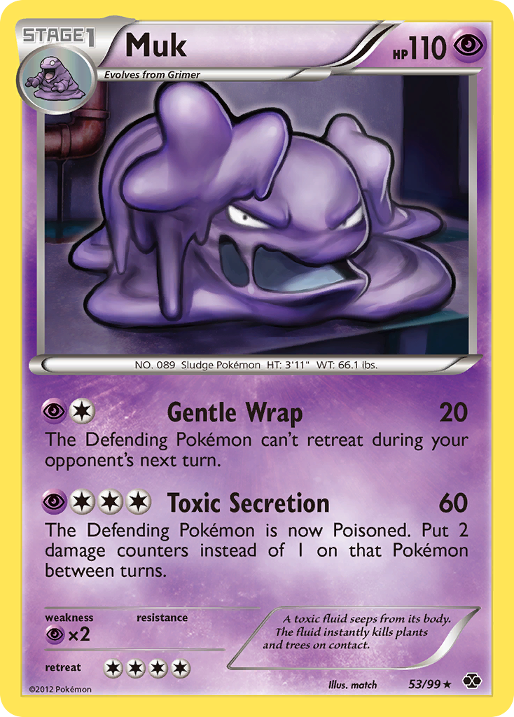 Muk (53/99) [Black & White: Next Destinies] | Jomio and Rueliete's Cards and Comics
