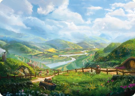 Plains Art Card [The Lord of the Rings: Tales of Middle-earth Art Series] | Jomio and Rueliete's Cards and Comics
