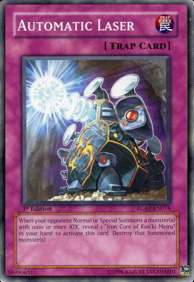 Automatic Laser [RGBT-EN074] Common | Jomio and Rueliete's Cards and Comics