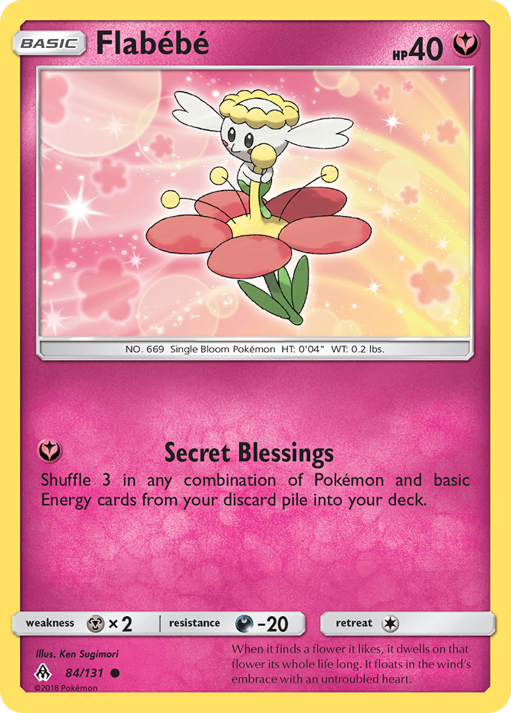 Flabebe (84/131) [Sun & Moon: Forbidden Light] | Jomio and Rueliete's Cards and Comics