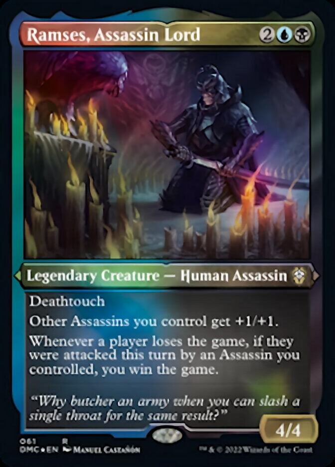 Ramses, Assassin Lord (Foil Etched) [Dominaria United Commander] | Jomio and Rueliete's Cards and Comics