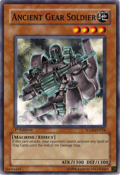 Ancient Gear Soldier [SD10-EN014] Common | Jomio and Rueliete's Cards and Comics