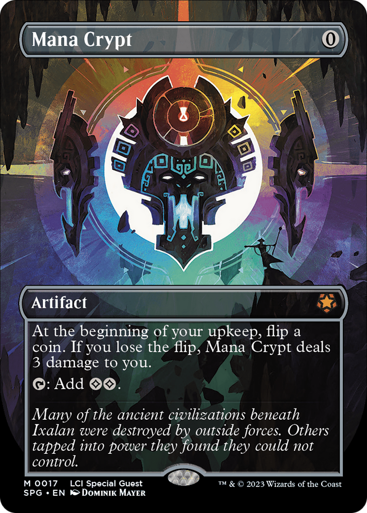 Mana Crypt (Borderless) [The Lost Caverns of Ixalan Special Guests] | Jomio and Rueliete's Cards and Comics