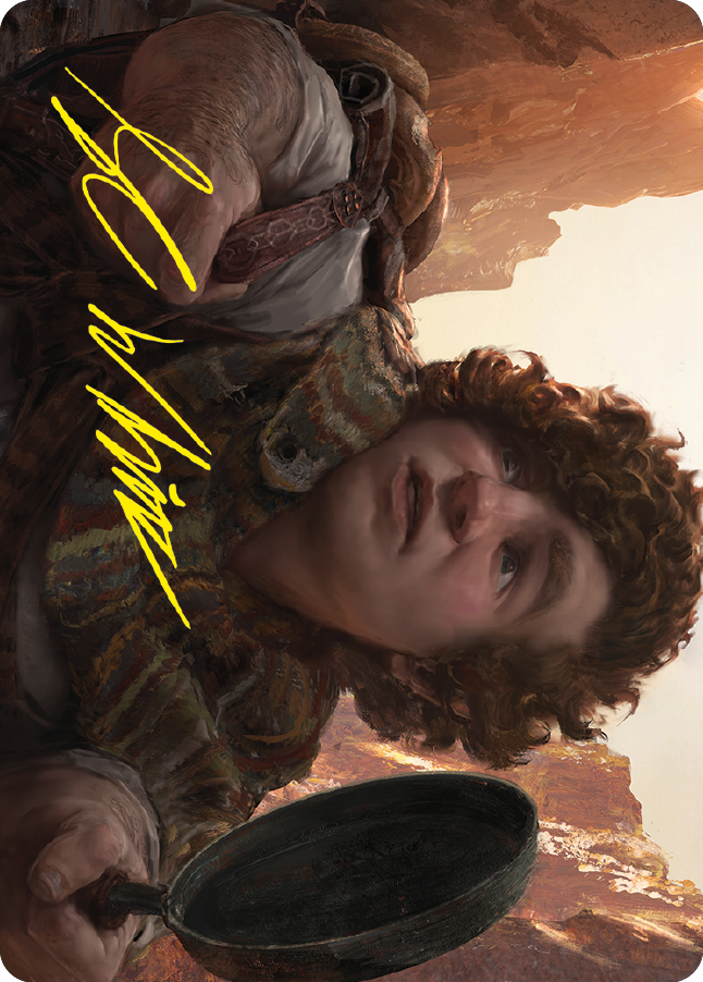 Sam, Loyal Attendant Art Card (Gold-Stamped Signature) [The Lord of the Rings: Tales of Middle-earth Art Series] | Jomio and Rueliete's Cards and Comics