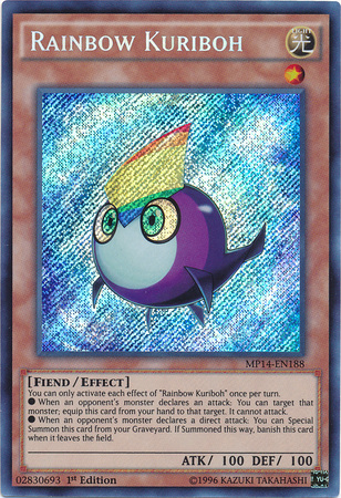 Rainbow Kuriboh [MP14-EN188] Secret Rare | Jomio and Rueliete's Cards and Comics