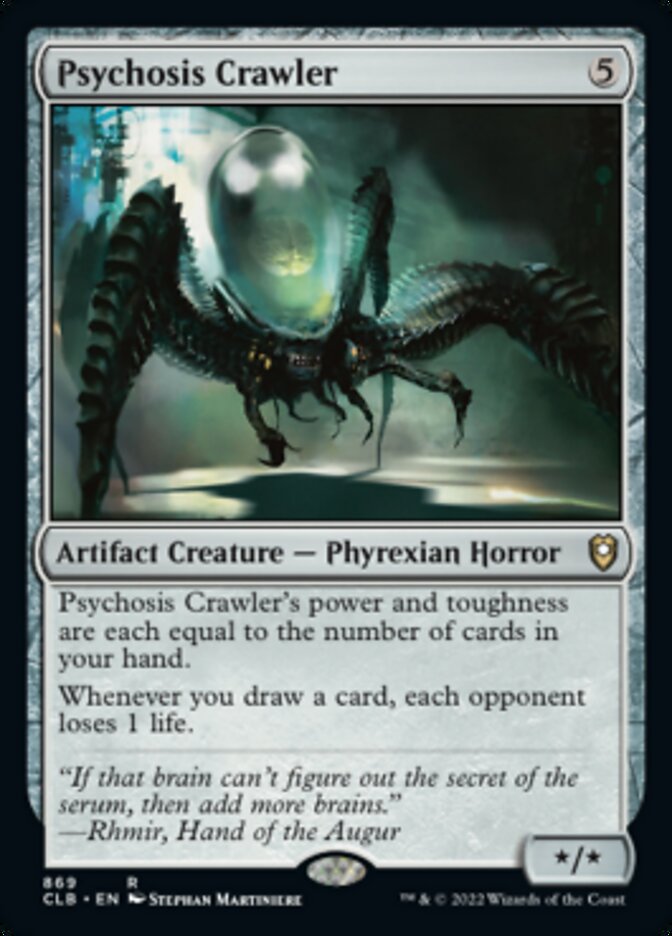 Psychosis Crawler [Commander Legends: Battle for Baldur's Gate] | Jomio and Rueliete's Cards and Comics