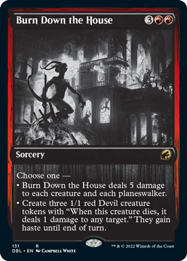 Burn Down the House [Innistrad: Double Feature] | Jomio and Rueliete's Cards and Comics