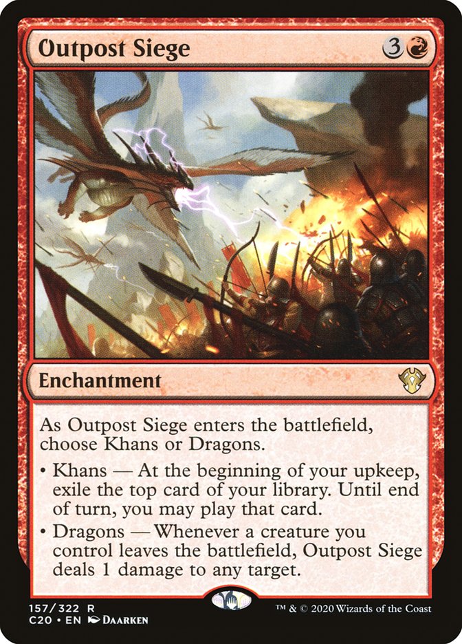 Outpost Siege [Commander 2020] | Jomio and Rueliete's Cards and Comics