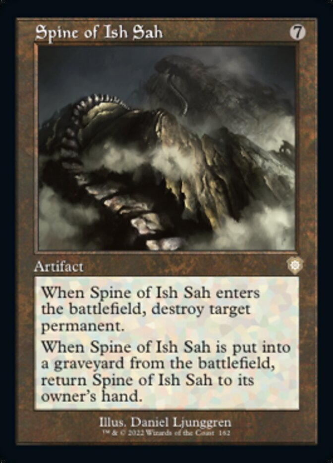Spine of Ish Sah (Retro) [The Brothers' War Commander] | Jomio and Rueliete's Cards and Comics