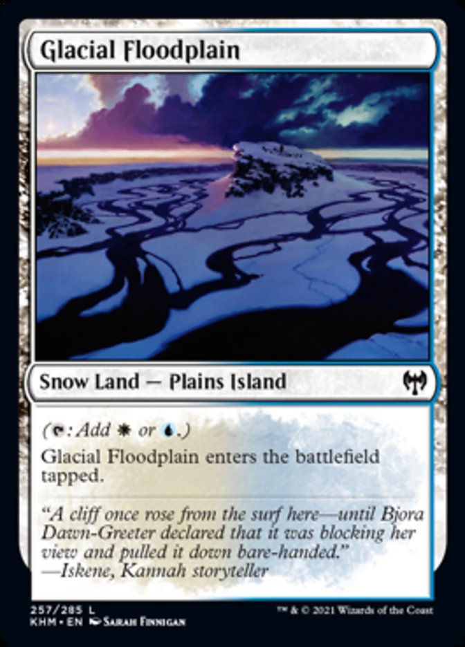 Glacial Floodplain [Kaldheim] | Jomio and Rueliete's Cards and Comics