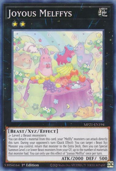 Joyous Melffys [MP21-EN194] Common | Jomio and Rueliete's Cards and Comics
