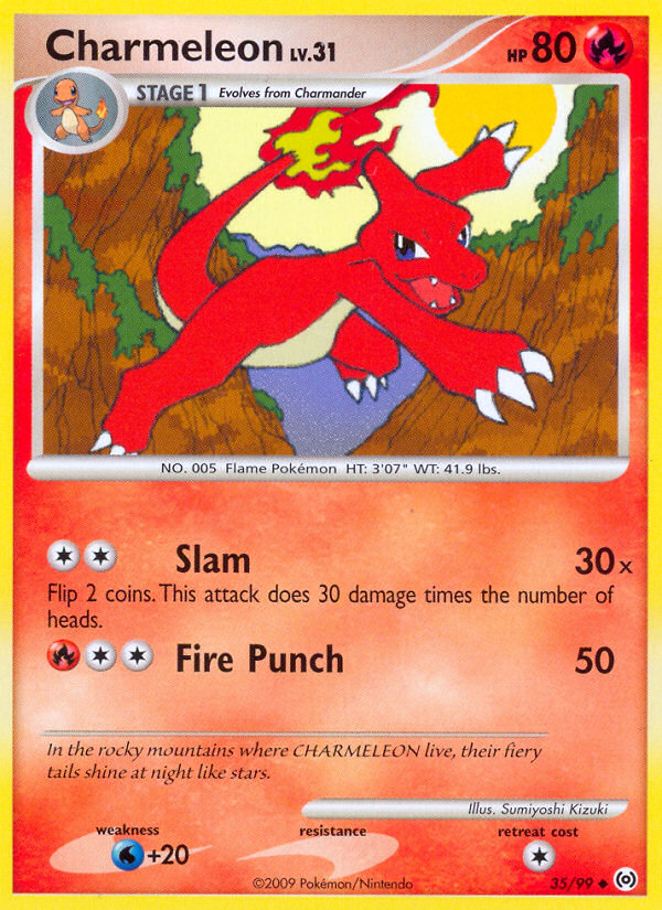 Charmeleon (35/99) [Platinum: Arceus] | Jomio and Rueliete's Cards and Comics