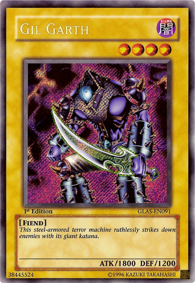 Gil Garth [GLAS-EN091] Secret Rare | Jomio and Rueliete's Cards and Comics