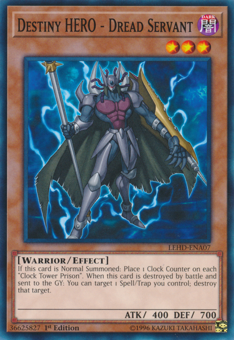 Destiny HERO - Dread Servant [LEHD-ENA07] Common | Jomio and Rueliete's Cards and Comics