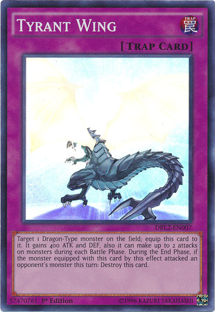 Tyrant Wing [DRL2-EN007] Super Rare | Jomio and Rueliete's Cards and Comics