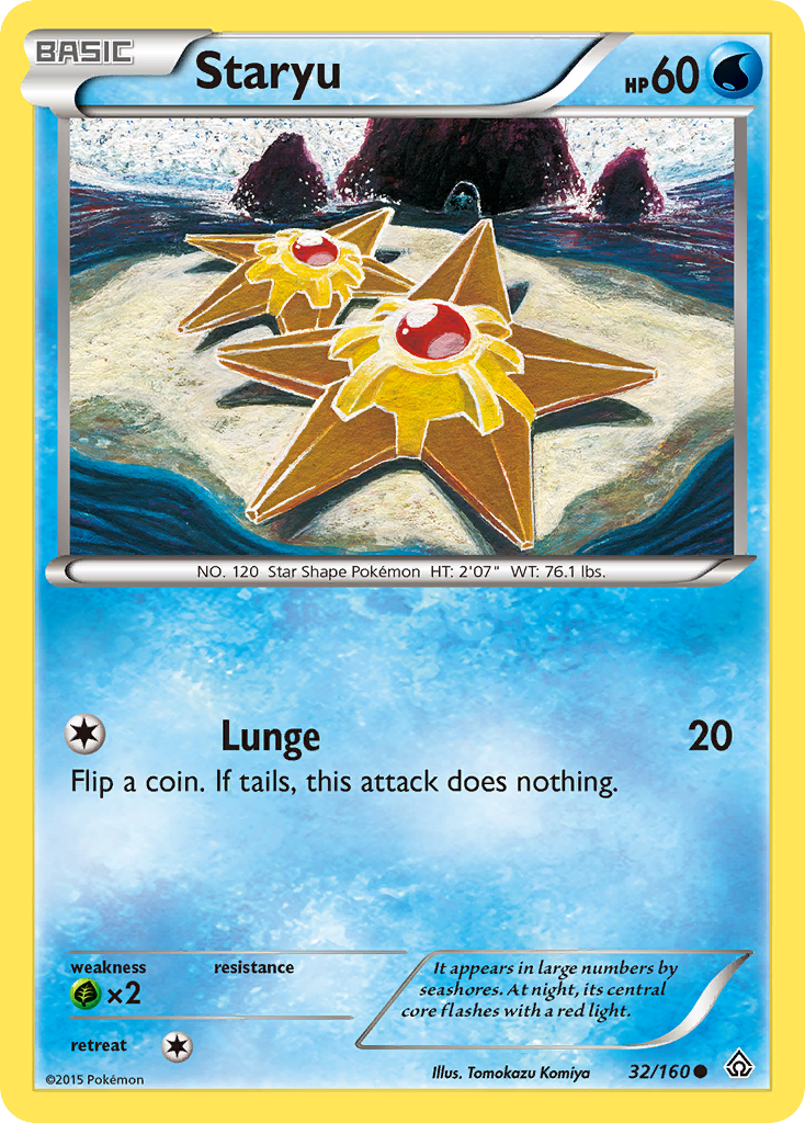 Staryu (32/160) [XY: Primal Clash] | Jomio and Rueliete's Cards and Comics