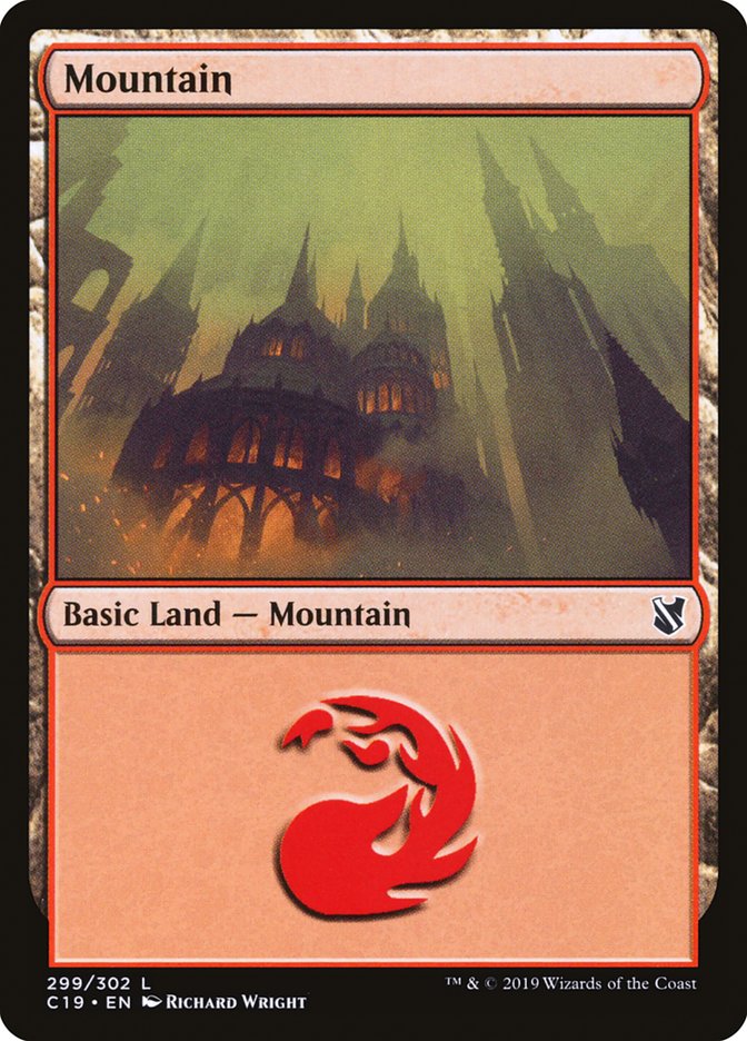 Mountain (299) [Commander 2019] | Jomio and Rueliete's Cards and Comics