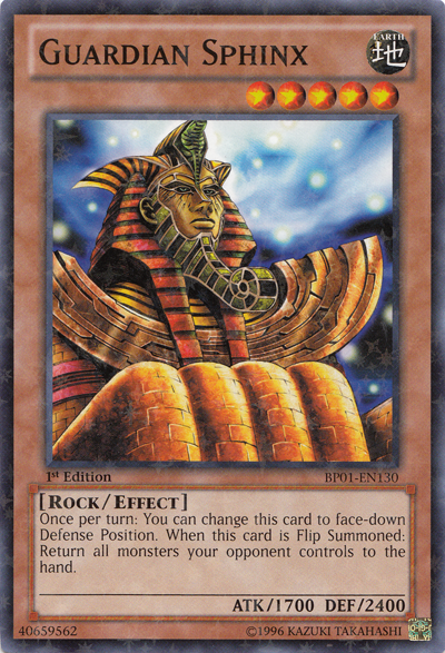 Guardian Sphinx [BP01-EN130] Starfoil Rare | Jomio and Rueliete's Cards and Comics