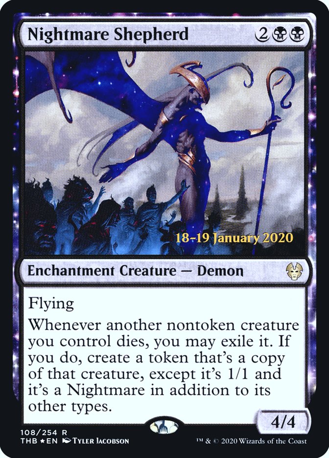 Nightmare Shepherd [Theros Beyond Death Prerelease Promos] | Jomio and Rueliete's Cards and Comics