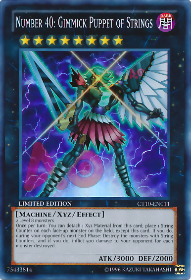 Number 40: Gimmick Puppet of Strings [CT10-EN011] Super Rare | Jomio and Rueliete's Cards and Comics