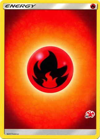 Fire Energy (Charizard Stamp #20) [Battle Academy 2020] | Jomio and Rueliete's Cards and Comics