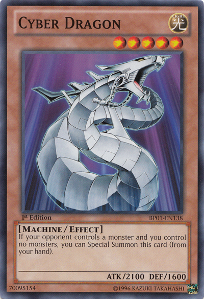 Cyber Dragon [BP01-EN138] Common | Jomio and Rueliete's Cards and Comics