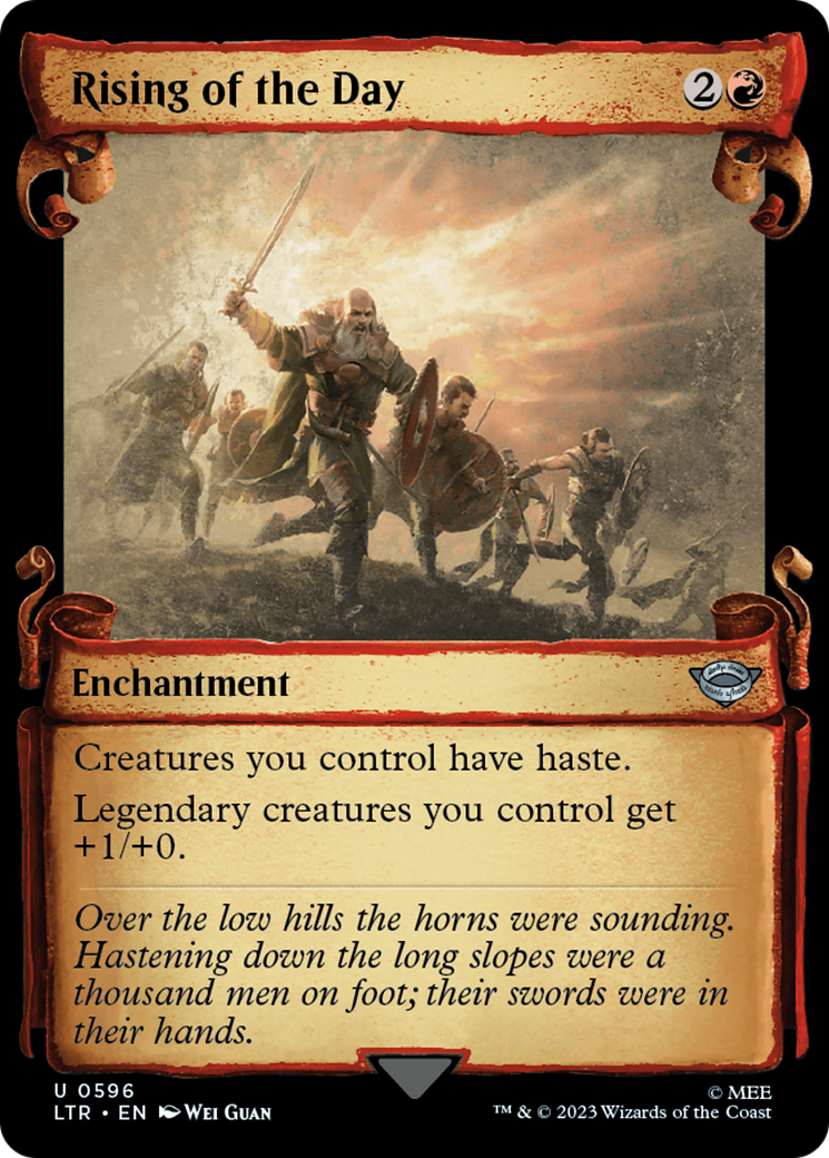 Rising of the Day [The Lord of the Rings: Tales of Middle-Earth Showcase Scrolls] | Jomio and Rueliete's Cards and Comics