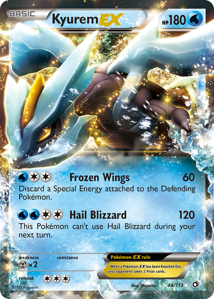 Kyurem EX (44/113) [Black & White: Legendary Treasures] | Jomio and Rueliete's Cards and Comics