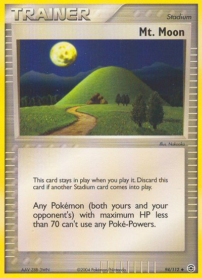 Mt. Moon (94/112) [EX: FireRed & LeafGreen] | Jomio and Rueliete's Cards and Comics