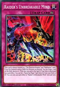 Raider's Unbreakable Mind [PHRA-EN068] Common | Jomio and Rueliete's Cards and Comics
